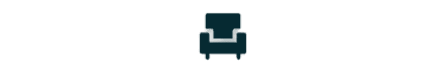 A simple, modern armchair with a minimalist design.