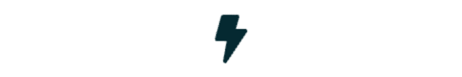 A stylized lightning bolt icon.
